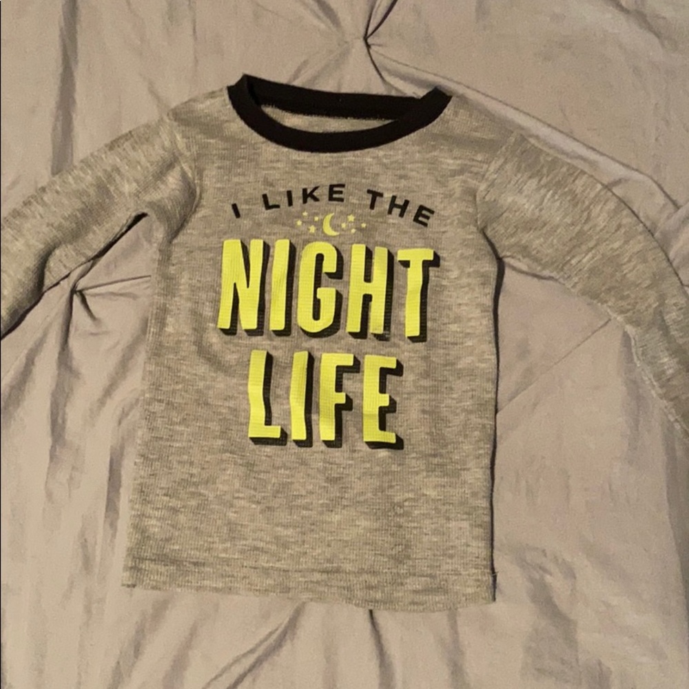 Glow in the dark pajama top